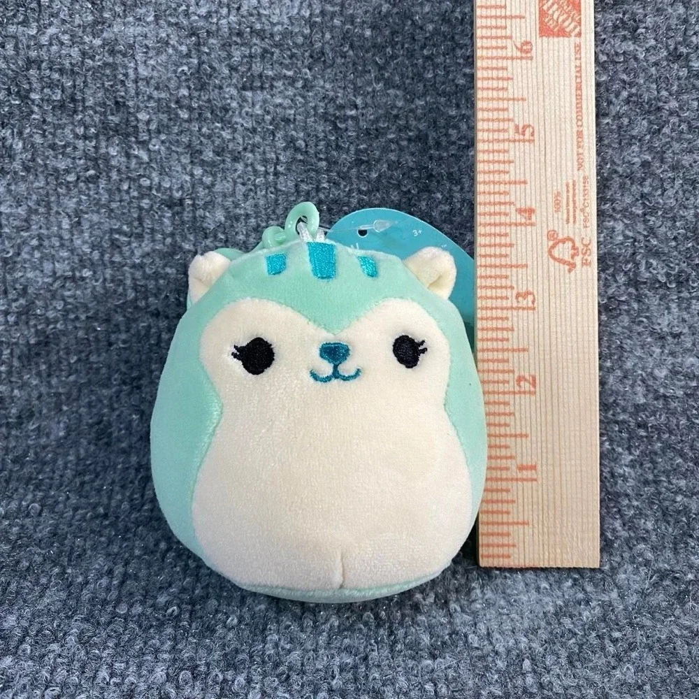 SQUISHMALLOWS BLUE GREEN FUYUKI THE SQUIRREL 3.5